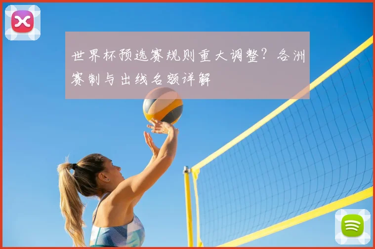 世界杯预选赛规则重大调整？各洲赛制与出线名额详解